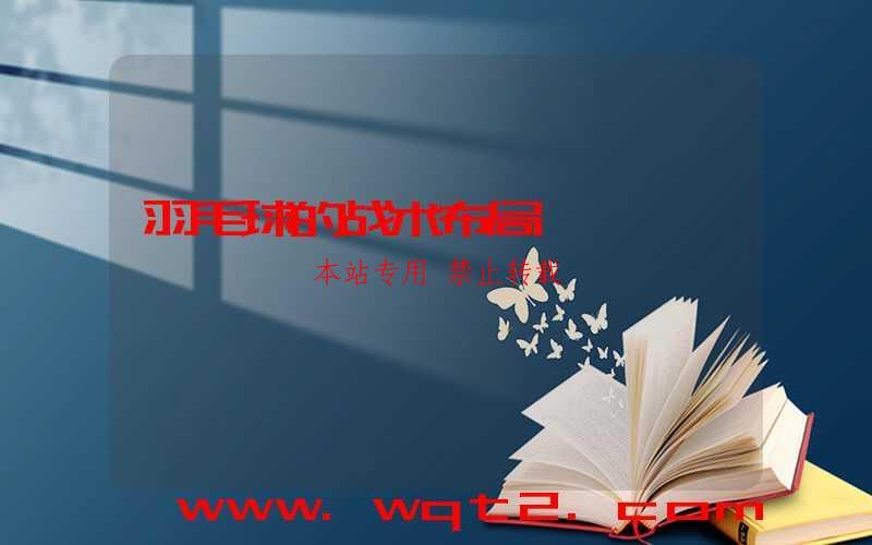 羽毛球的战术布局